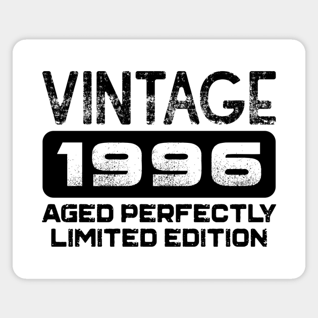 Birthday Gift Vintage 1996 Aged Perfectly Sticker by colorsplash